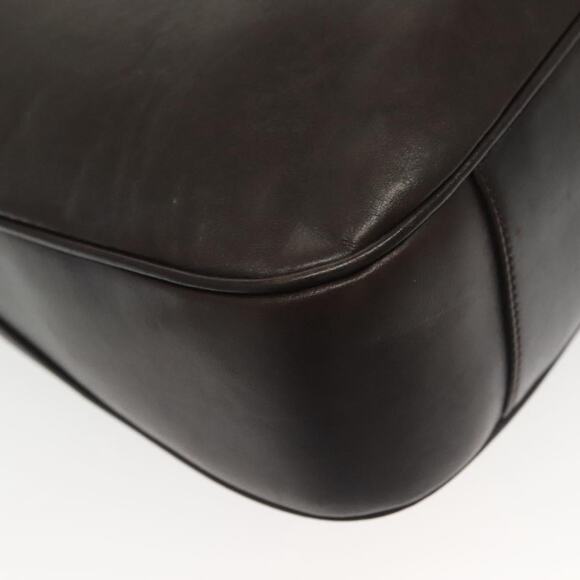 GUCCI Bamboo Hand Bag Leather Black Gold 001 001 - Picture 14 of 16